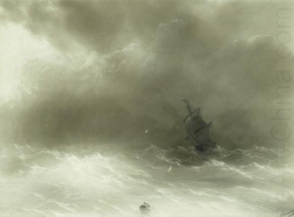 Ivan Aivazovsky A Strong Wind china oil painting image